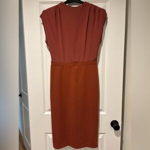 Express Terracotta Midi Dress